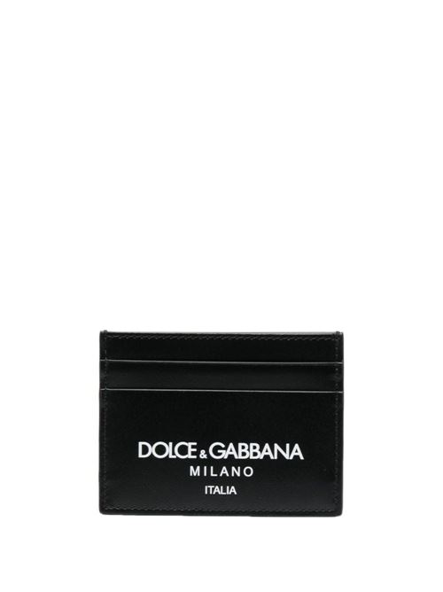 Calfskin card holder with logo DOLCE&GABBANA | BP0330AN244HNII7